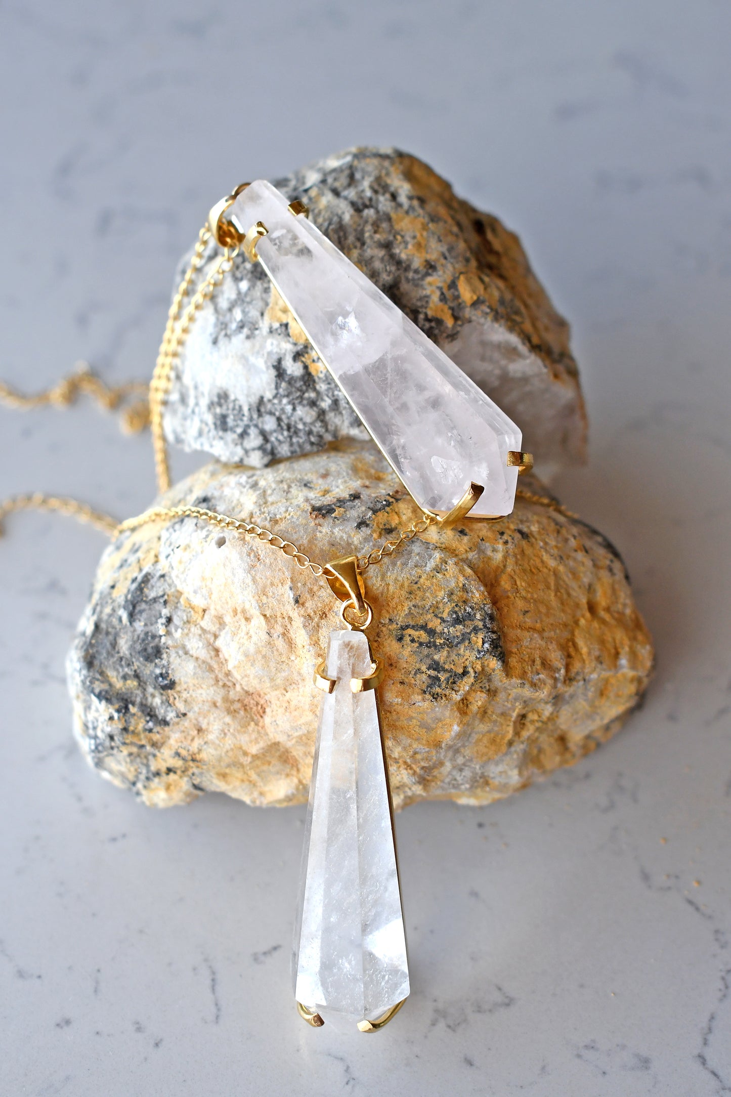 Colgante de Cuarzo Cristal