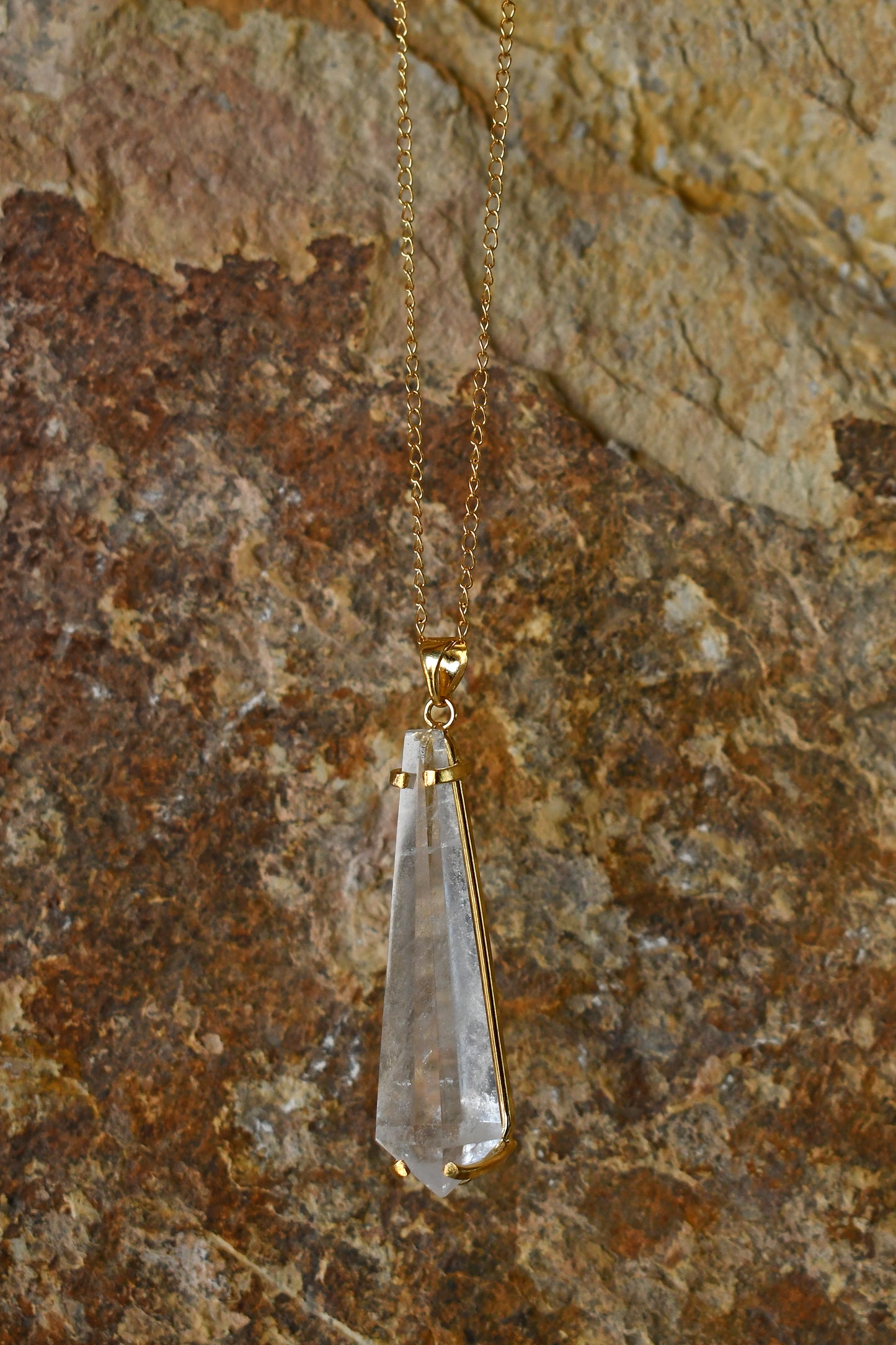 Colgante de Cuarzo Cristal