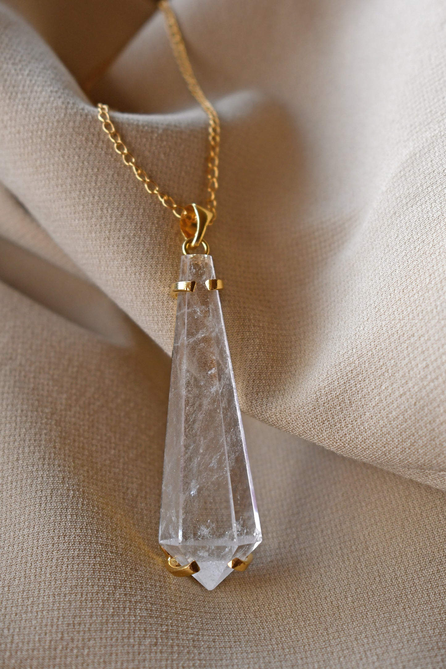 Colgante de Cuarzo Cristal