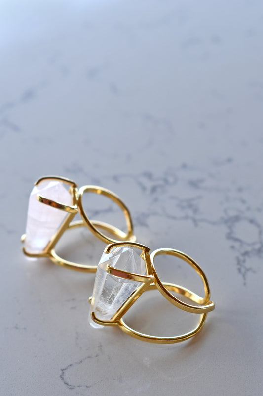 Anillo Cuarzo Cristal