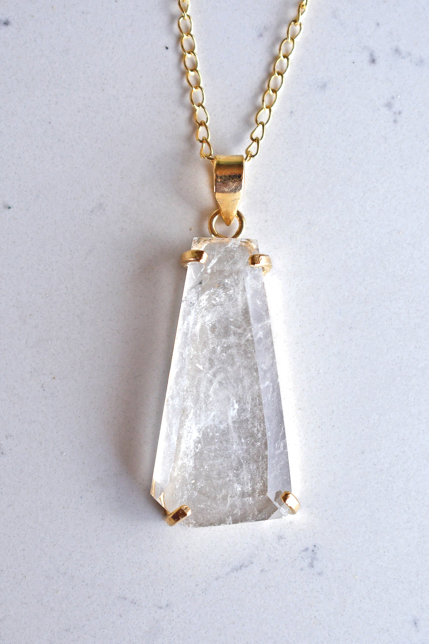 Colgante Cristal Prisma Corto