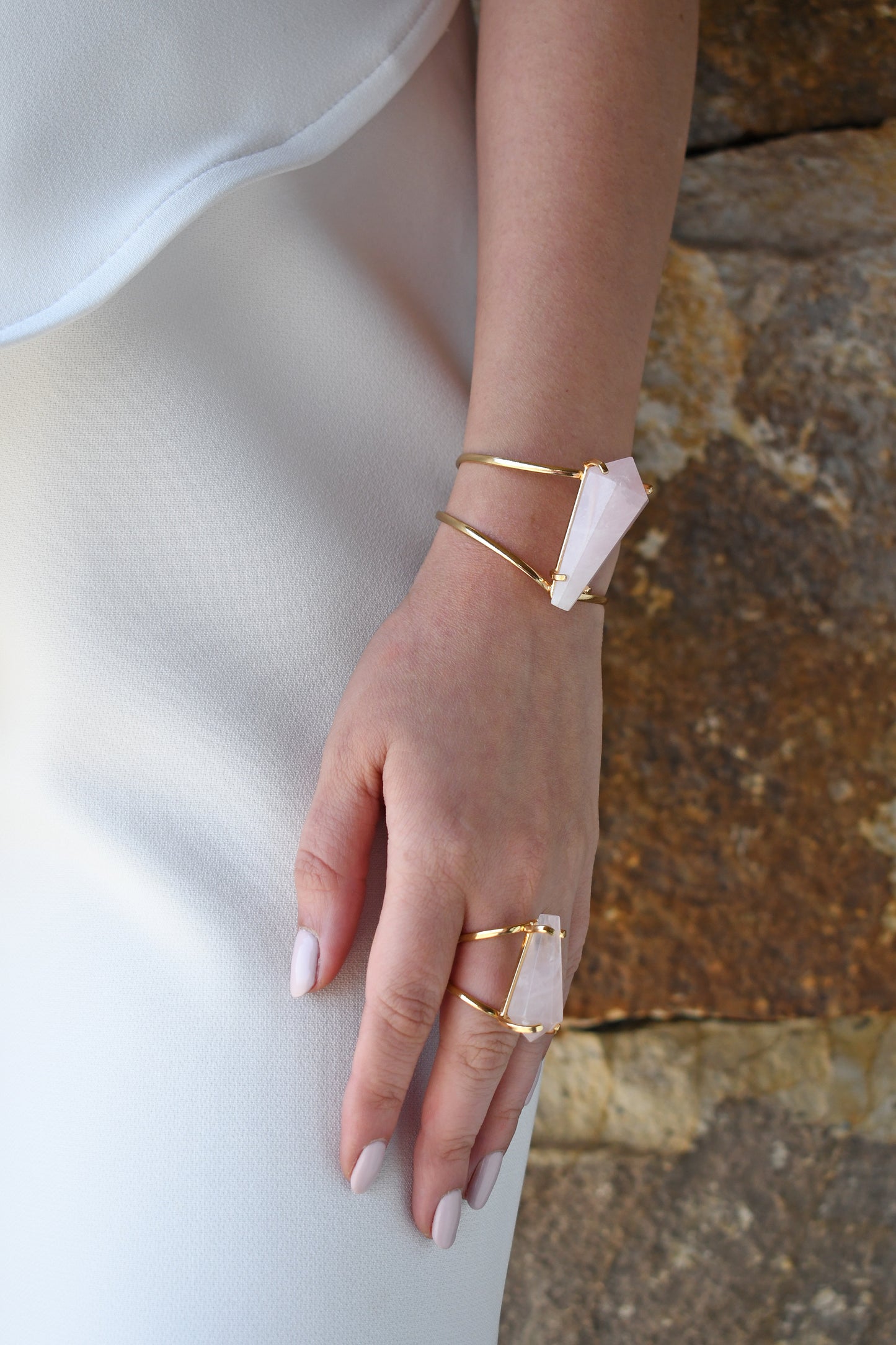 Pulsera Cuarzo Rosa