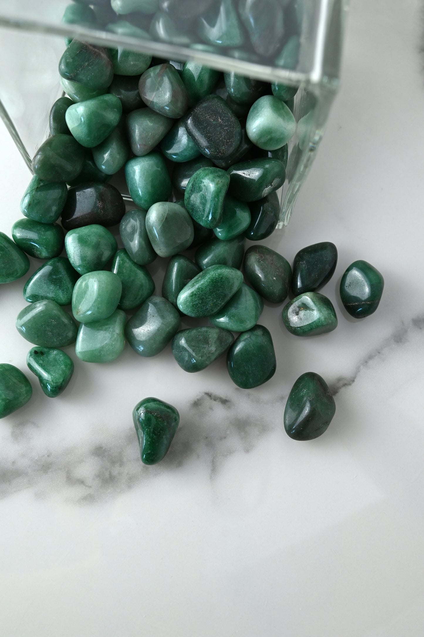 Piedra de Cuarzo Verde (Pack de 3 Piedras)